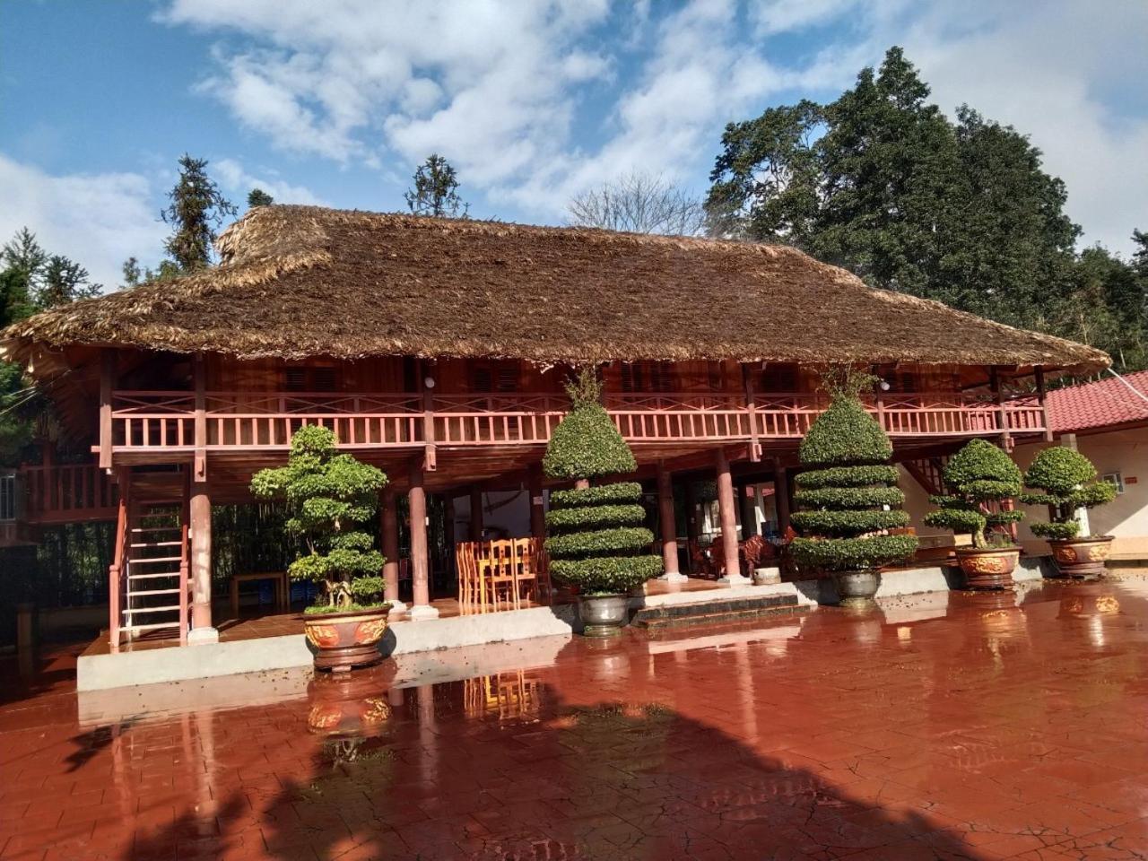 A Lin Homestay Bac Ha エクステリア 写真