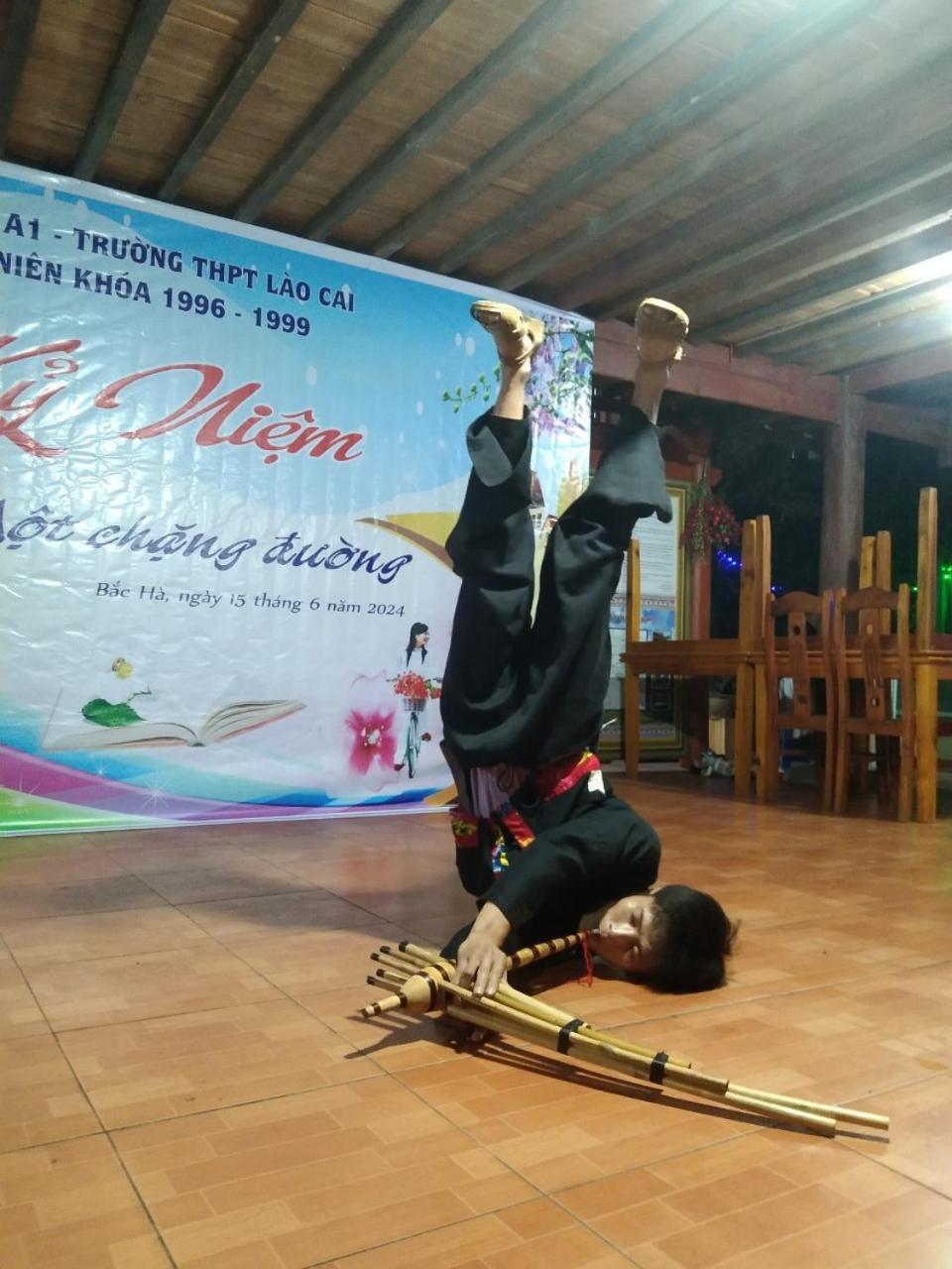A Lin Homestay Bac Ha エクステリア 写真