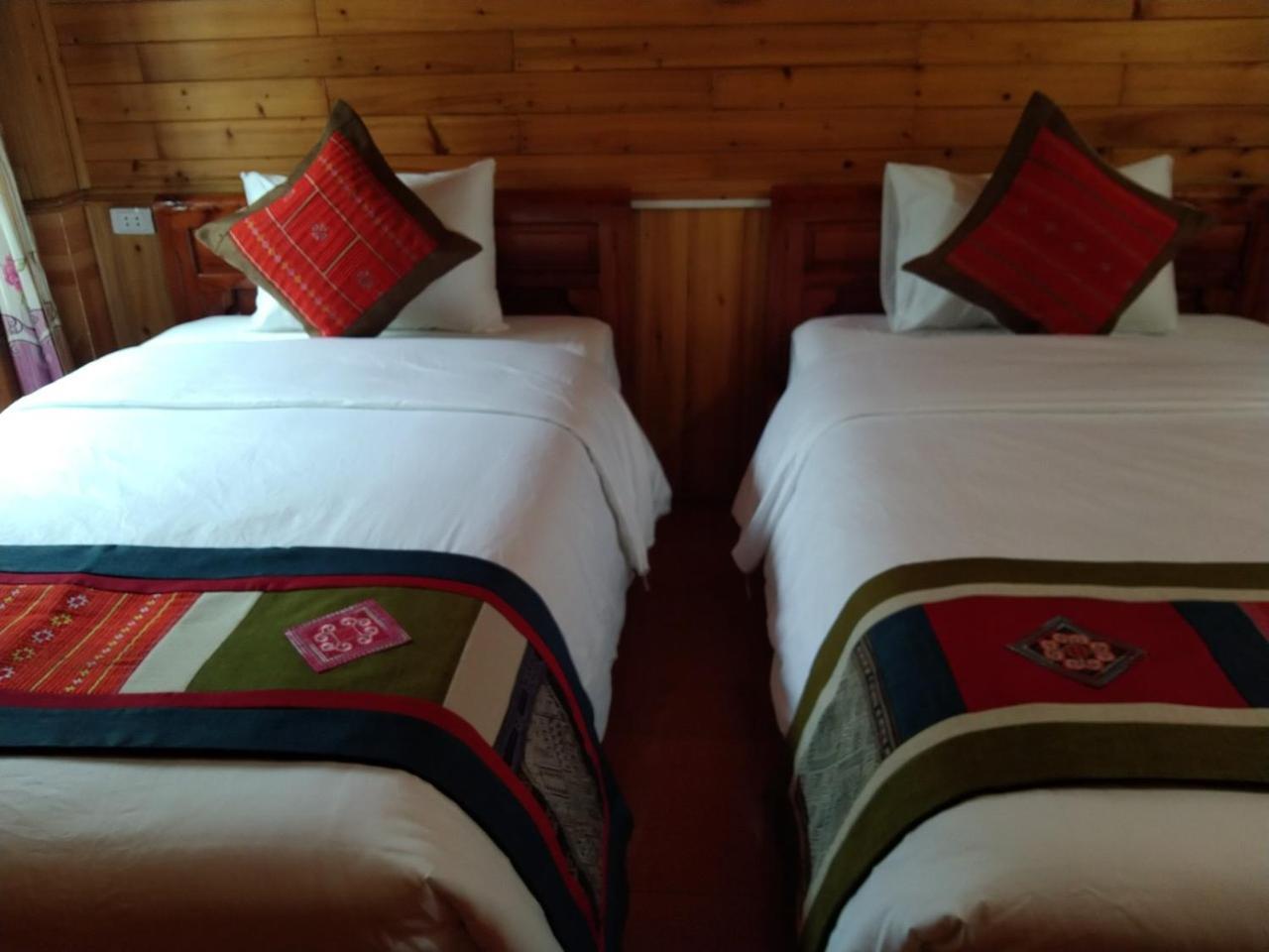 A Lin Homestay Bac Ha エクステリア 写真