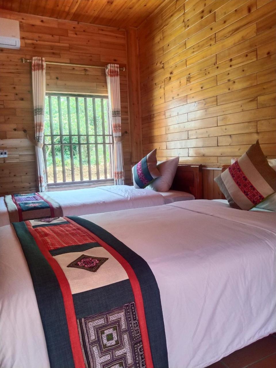 A Lin Homestay Bac Ha エクステリア 写真